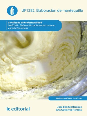 cover image of Elaboración de mantequilla. INAE0209